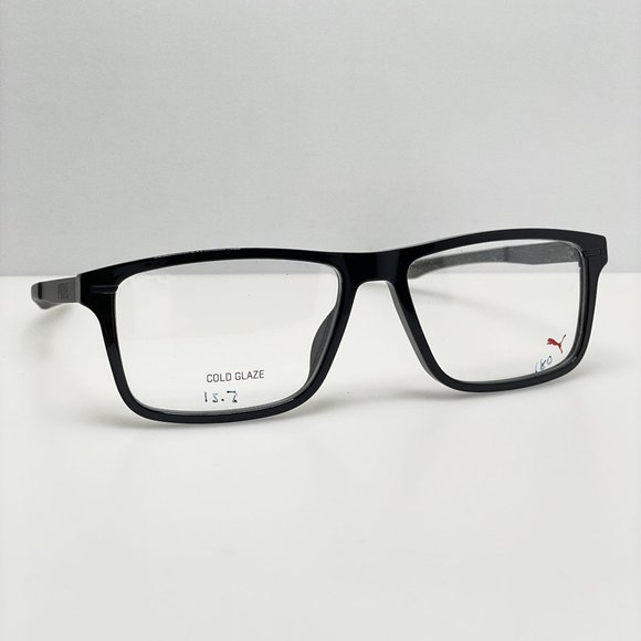 Puma Eyeglasses Eye Glasses Frames PU0300O 001 Black 57-26-145 - Picture 1 of 7